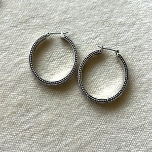 Free people silver hoop erring